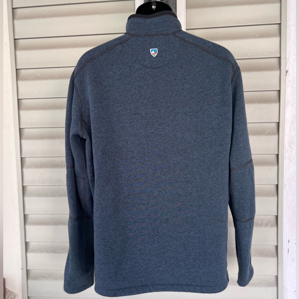 Kuhl Revel Storm Blue 1/4 Zip Fleece Sweater Pullover Mens Sz XL Jacket RN108846 - Picture 5 of 16